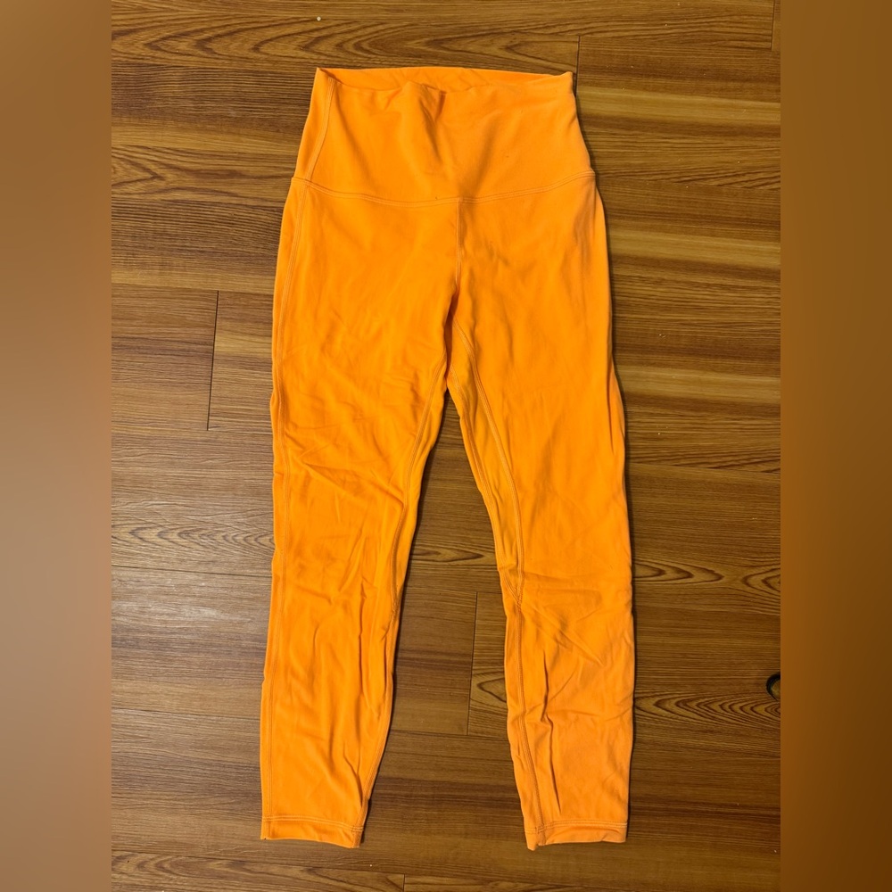 Lululemon Align Legging 25” Size 6 Orange